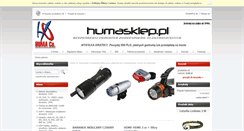 Desktop Screenshot of humasklep.pl